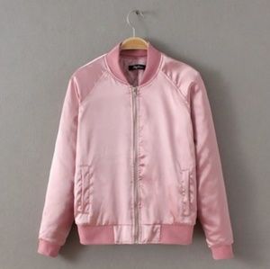 Pink Bomber Jacket